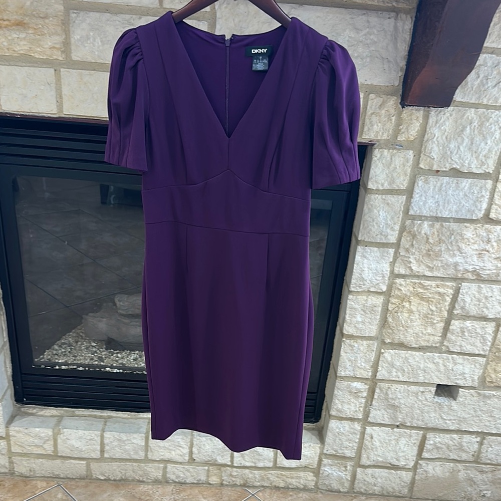 DKNY Women's Purple Dress